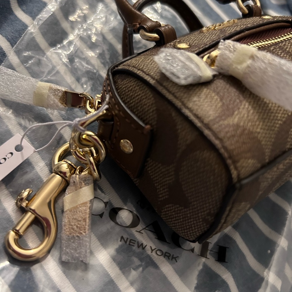 Coach bag charm mini SOLD